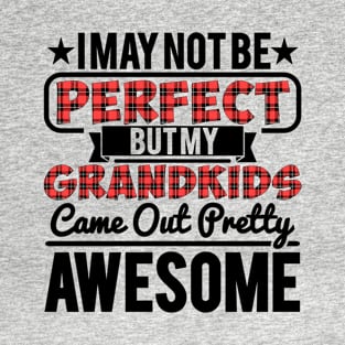 I MAY NOT BE PERFECT BUT MY GRANDKIDS CAME OUT PRETTY AWESOME T-Shirt